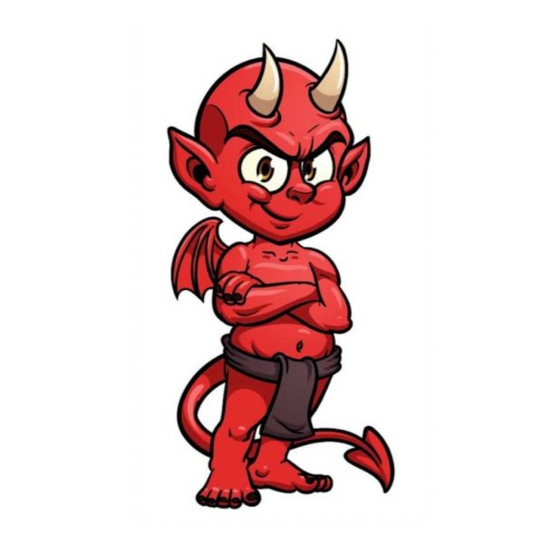 Мультяшный чертенок
