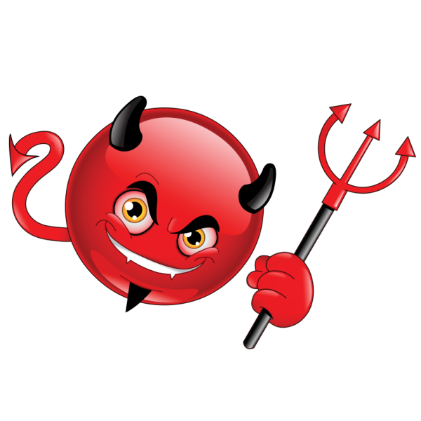 Эмодзи чертенок