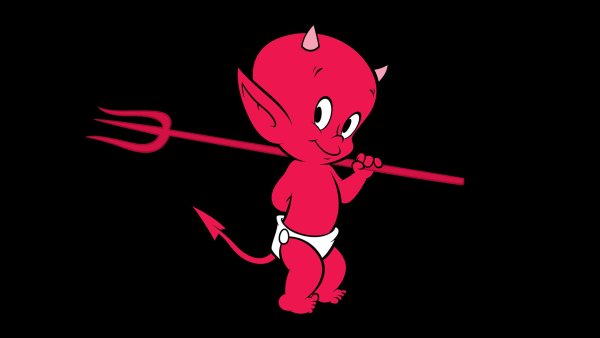 Мультяшный чертенок