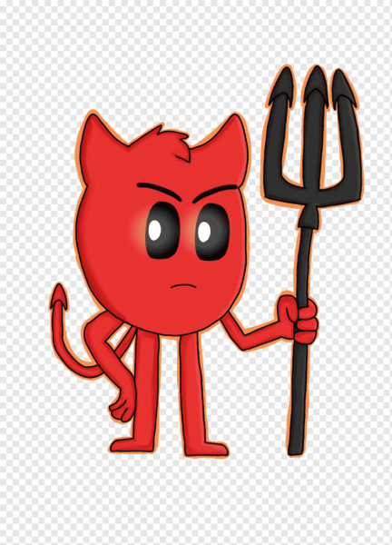 Чертик рисунок