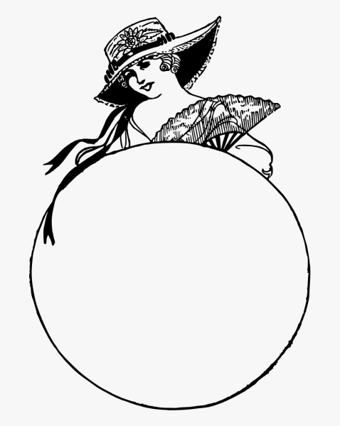 Рамка со шляпками