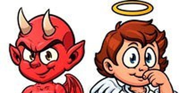 Ангелок и чертенок