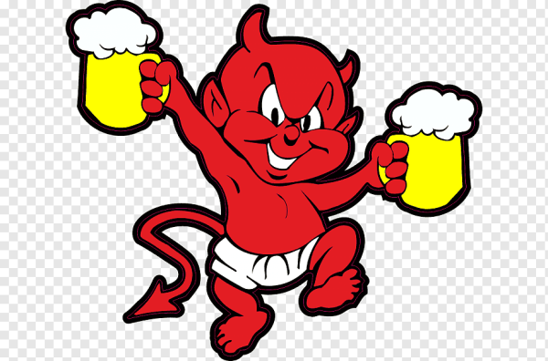 Черт с пивом