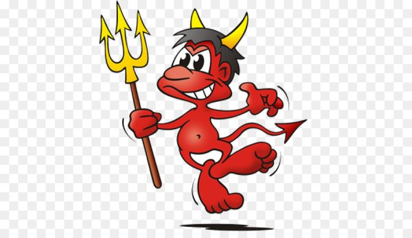 Черт на прозрачном фоне