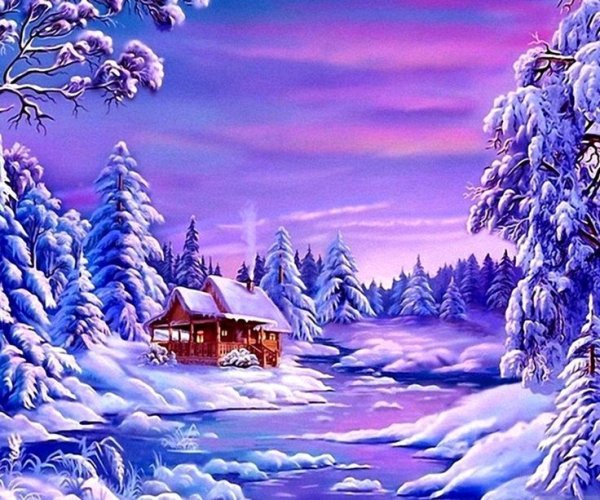 Январь иллюстрация