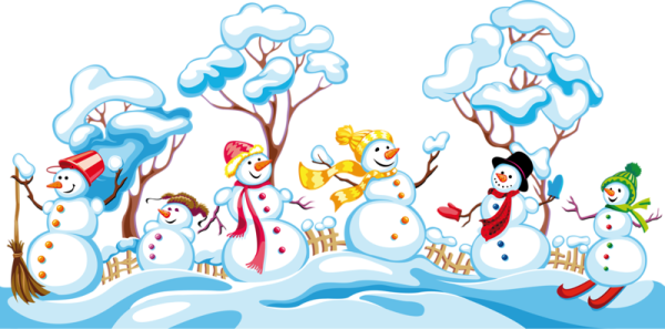 Хоровод снеговиков