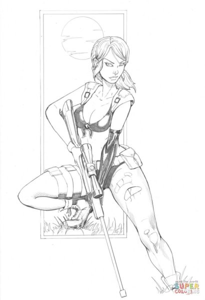 Metal Gear Solid раскраска