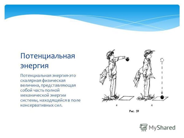 Потенциальная энергия примеры
