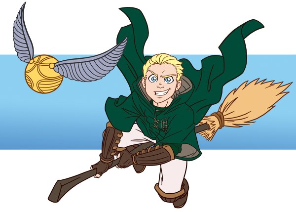 Гарри Поттер Чиби Малфой