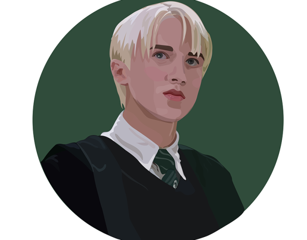 Раскраска Гарри Поттер Драко Малфой