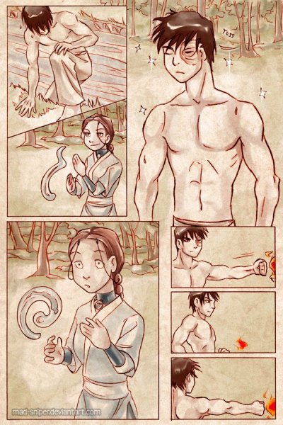 Зуко и Катара комиксы