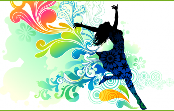 Фон для танцевального коллектива