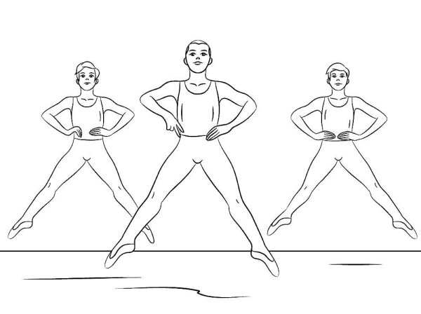 Раскраска хореография