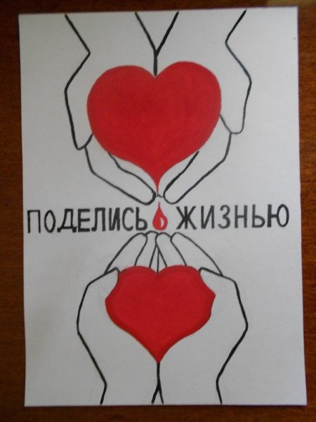 Плакаты по донорству крови