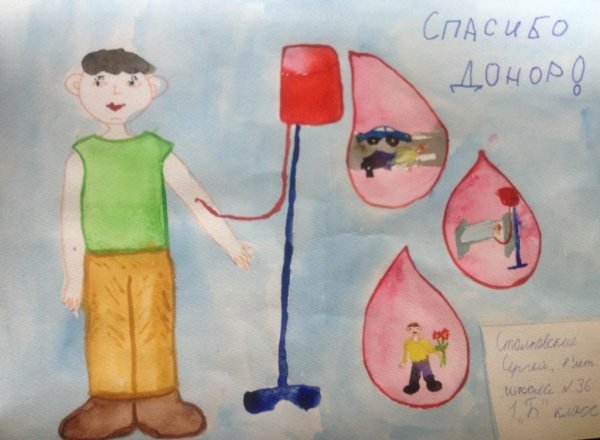 Донорство рисунок