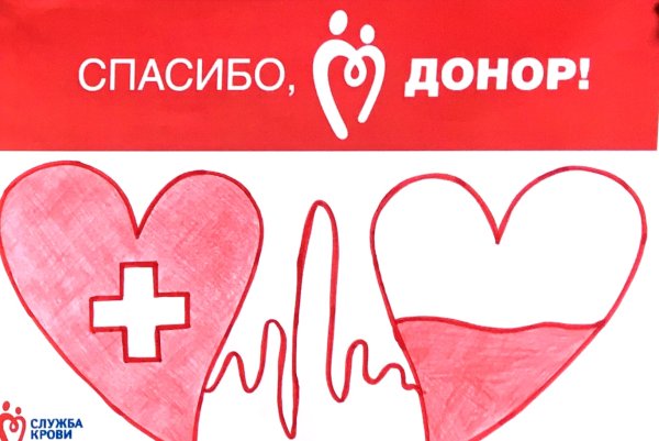 Плакат ко Дню донора крови