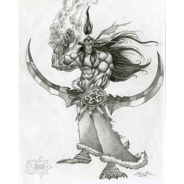 Warcraft карандашом