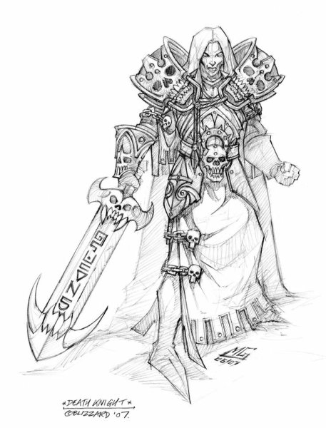 Иллидан ярость бури эскиз