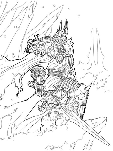 Warcraft раскраска ночные эльфы