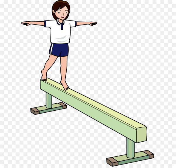 Ходьба по гимнастическому бревну