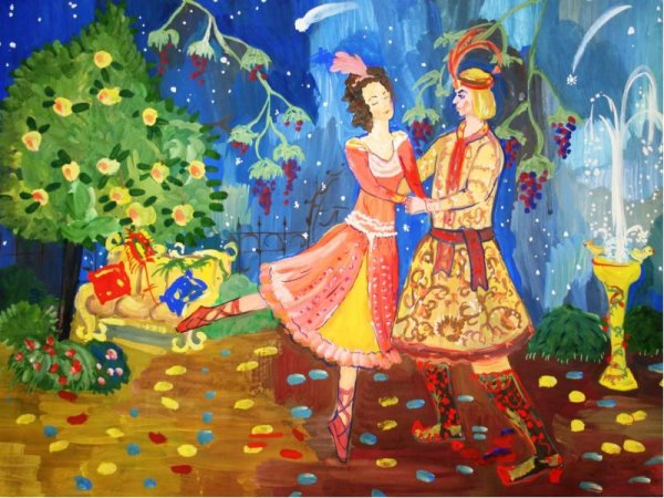 Сказочная сюжетная композиция