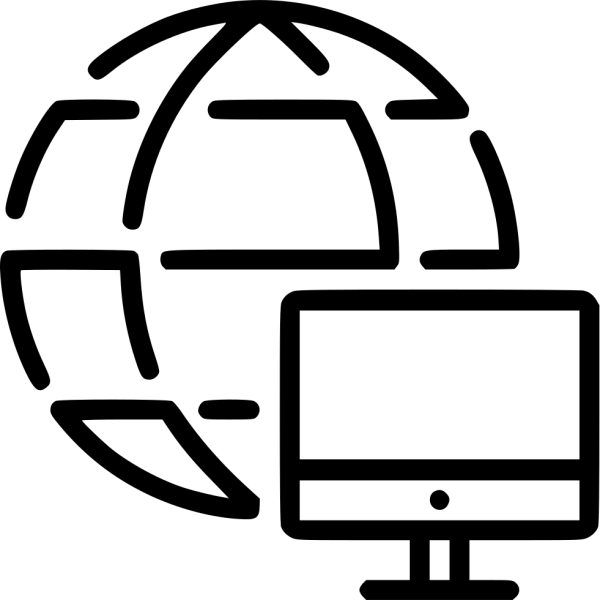 Сеть интернет иконка