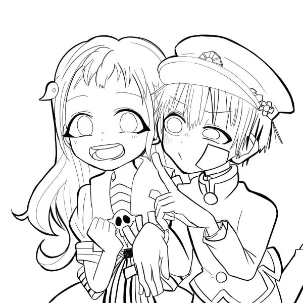 Рисунки аниме туалетный мальчик Ханако