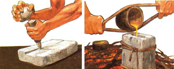 Древняя плавильная печь