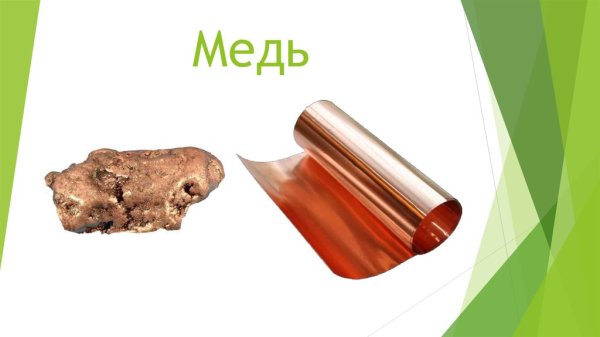 Медь презентация