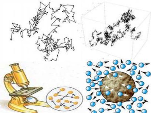 Броуновское движение частиц