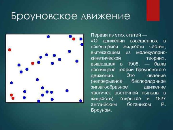 Траектория броуновской частицы