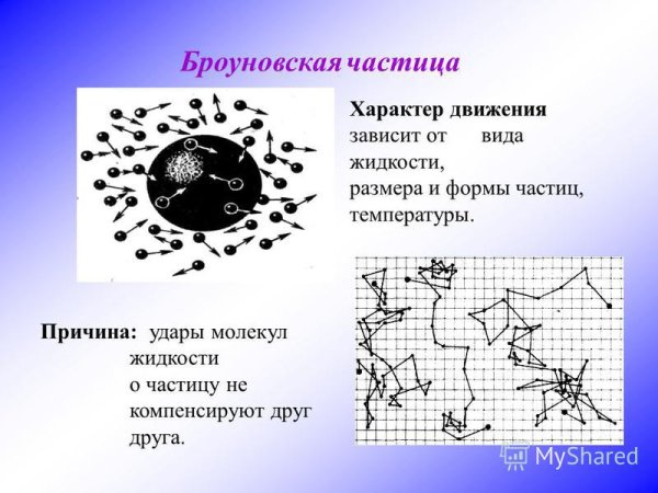 . Движение молекул. Броуновское движение. Диффузия