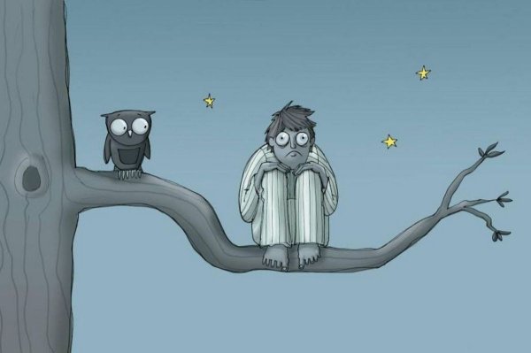 Недосып рисунок