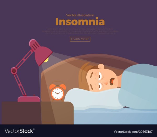 Бессонница вектор
