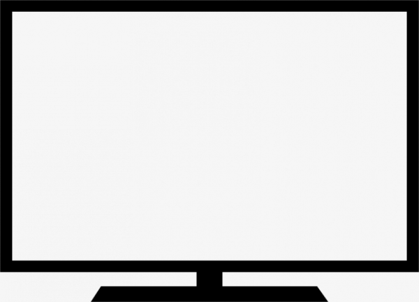 Телевизор силуэт
