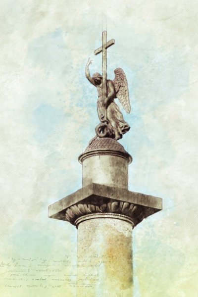 Шпиль Александровской колонны