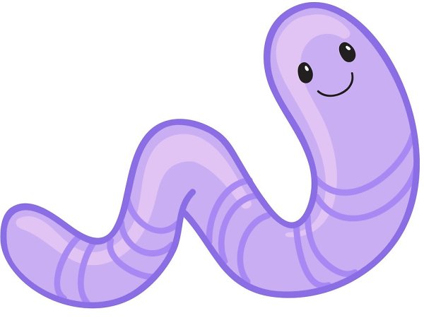 Мультяшные червячки