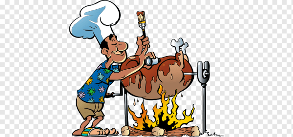 Шашлычник рисованный