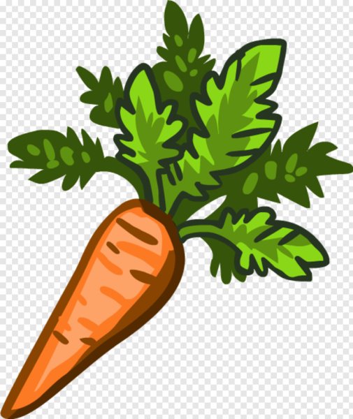 Морковь мультяшный