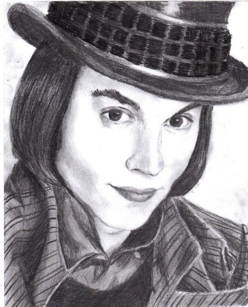 Портрет Вилли Вонка