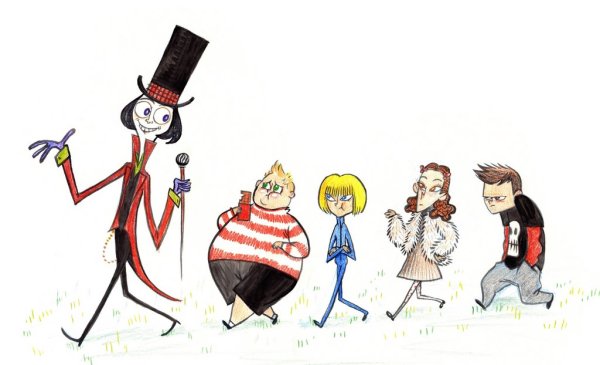 Вилли Вонка Джонни Депп арт