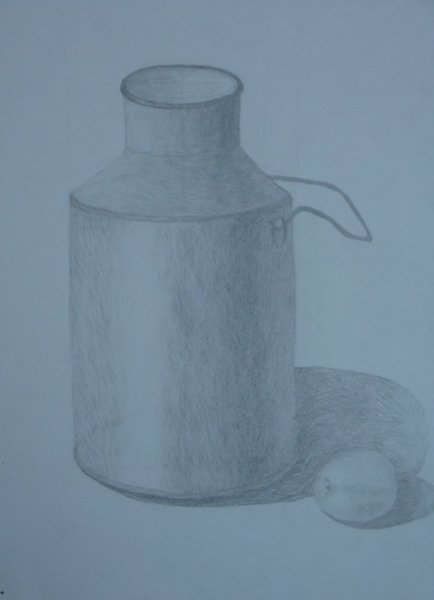 Бидон карандашом