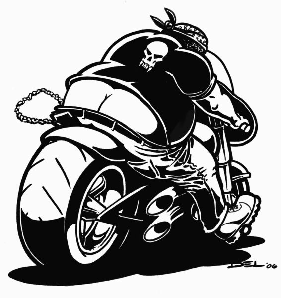 Эскизы мотоциклов для гравировки