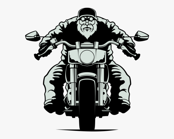 Harley Davidson мотоцикл вектор