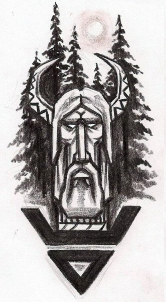 Велес Бог славян тату