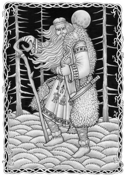 Перун Велес Сварог эскизы