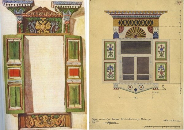 Красное окно в избе