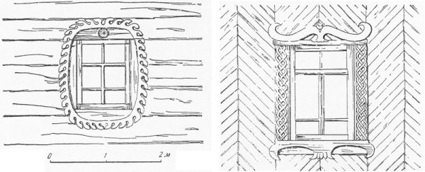 Узоры на ставнях окон
