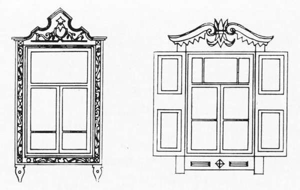 Ставни и наличники раскраска