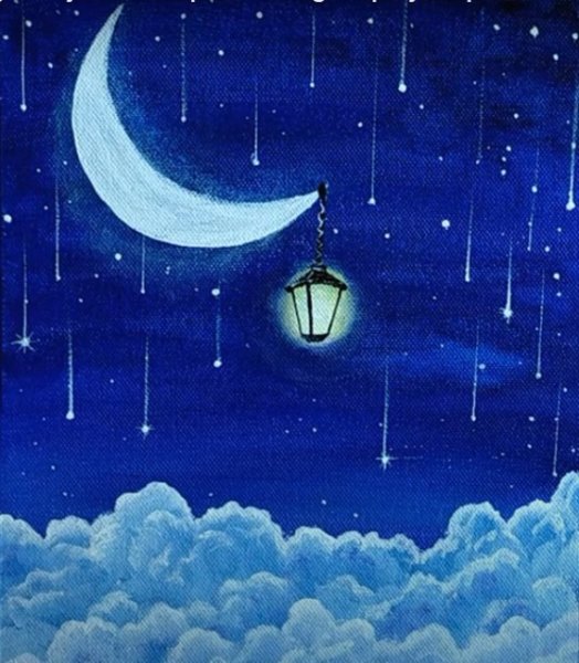 Нарисовать звездопад